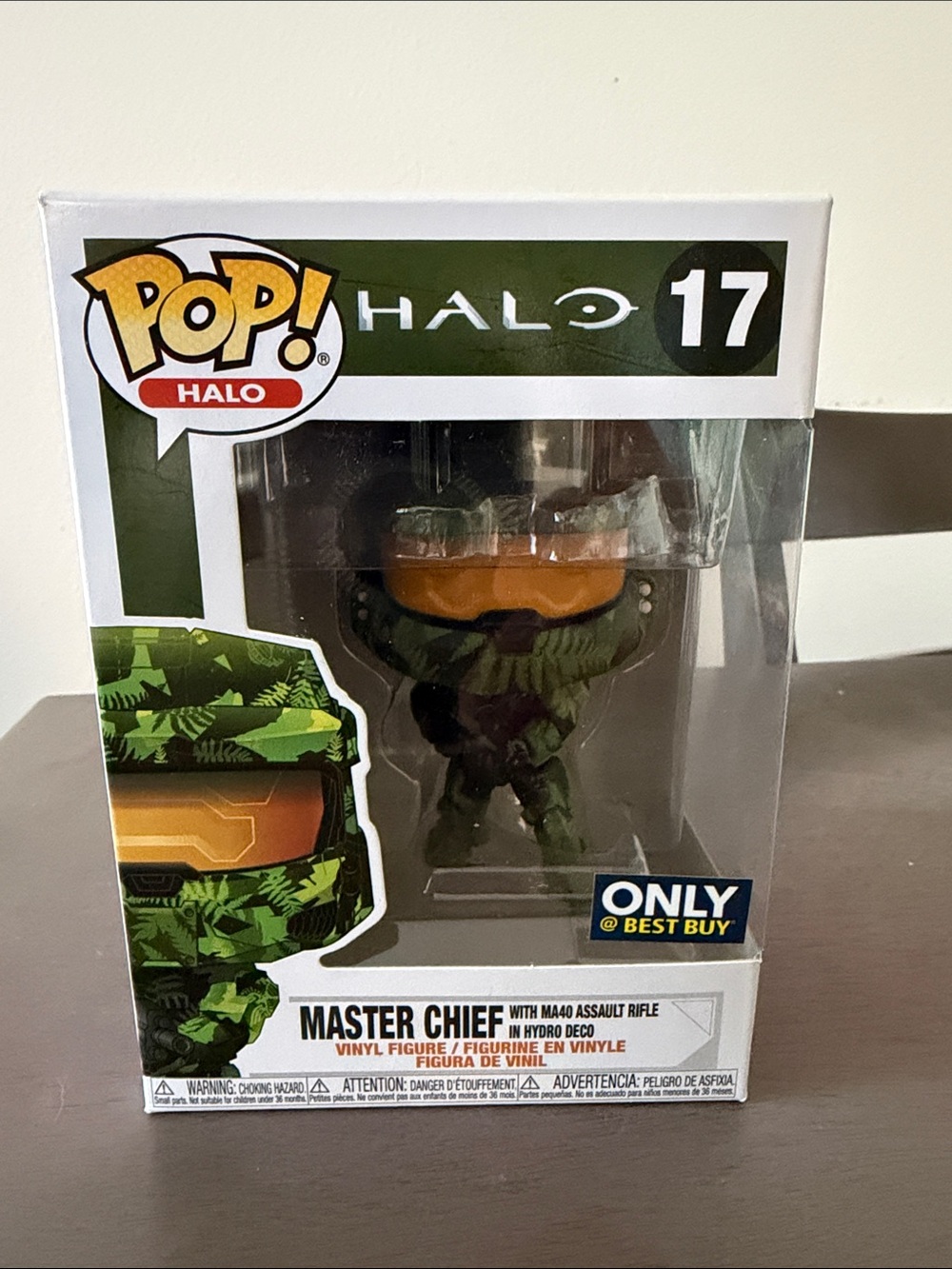 Funko Pop! Halo Master Chief Green Camo with Orange Visor